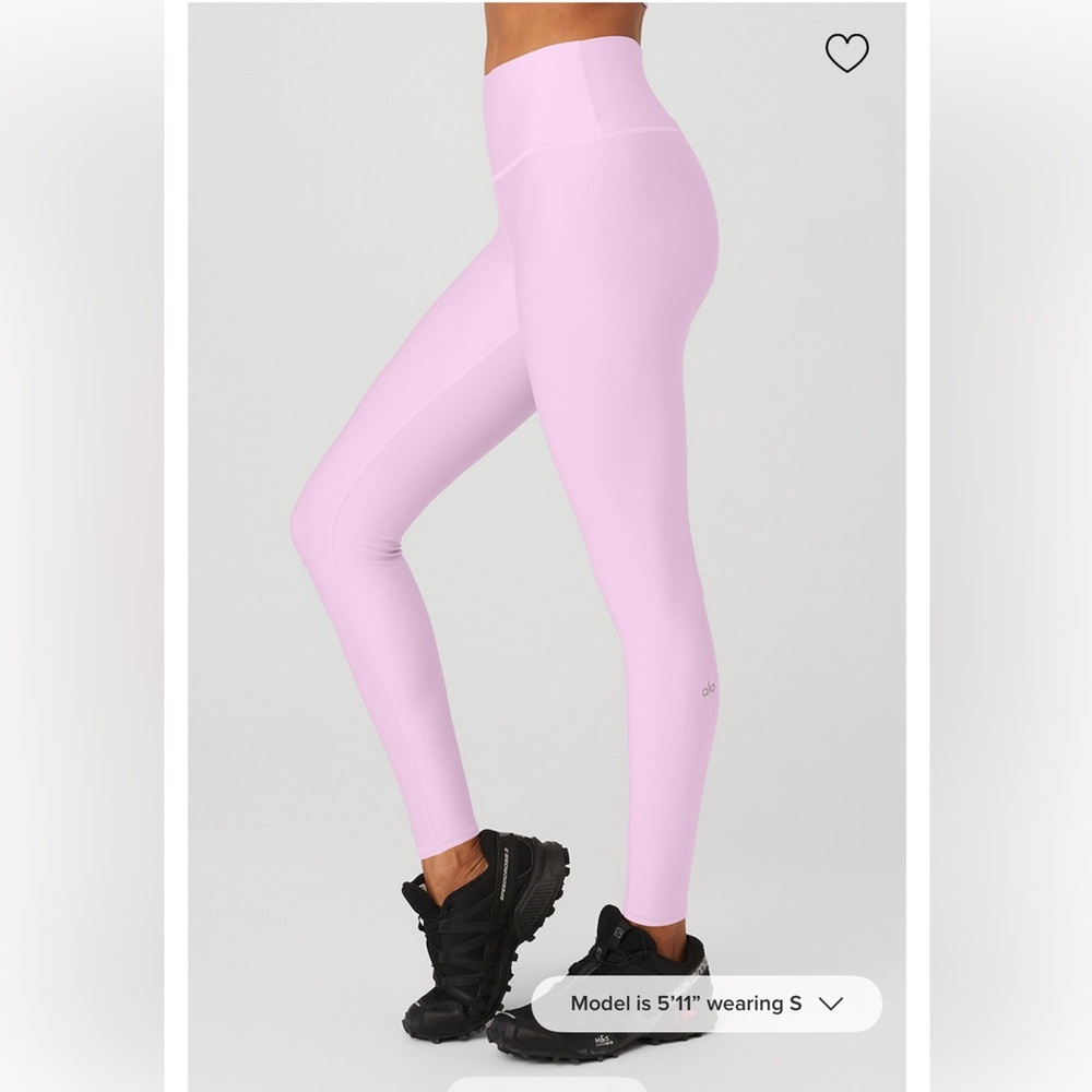 COPY - Alo high waisted air leggings pink sugarplum
